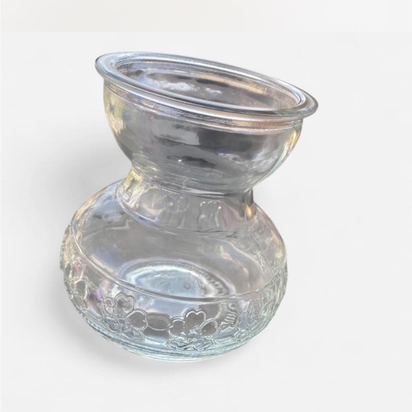 Short Glass Bulb Forcing Vase - Picture 2 of 5